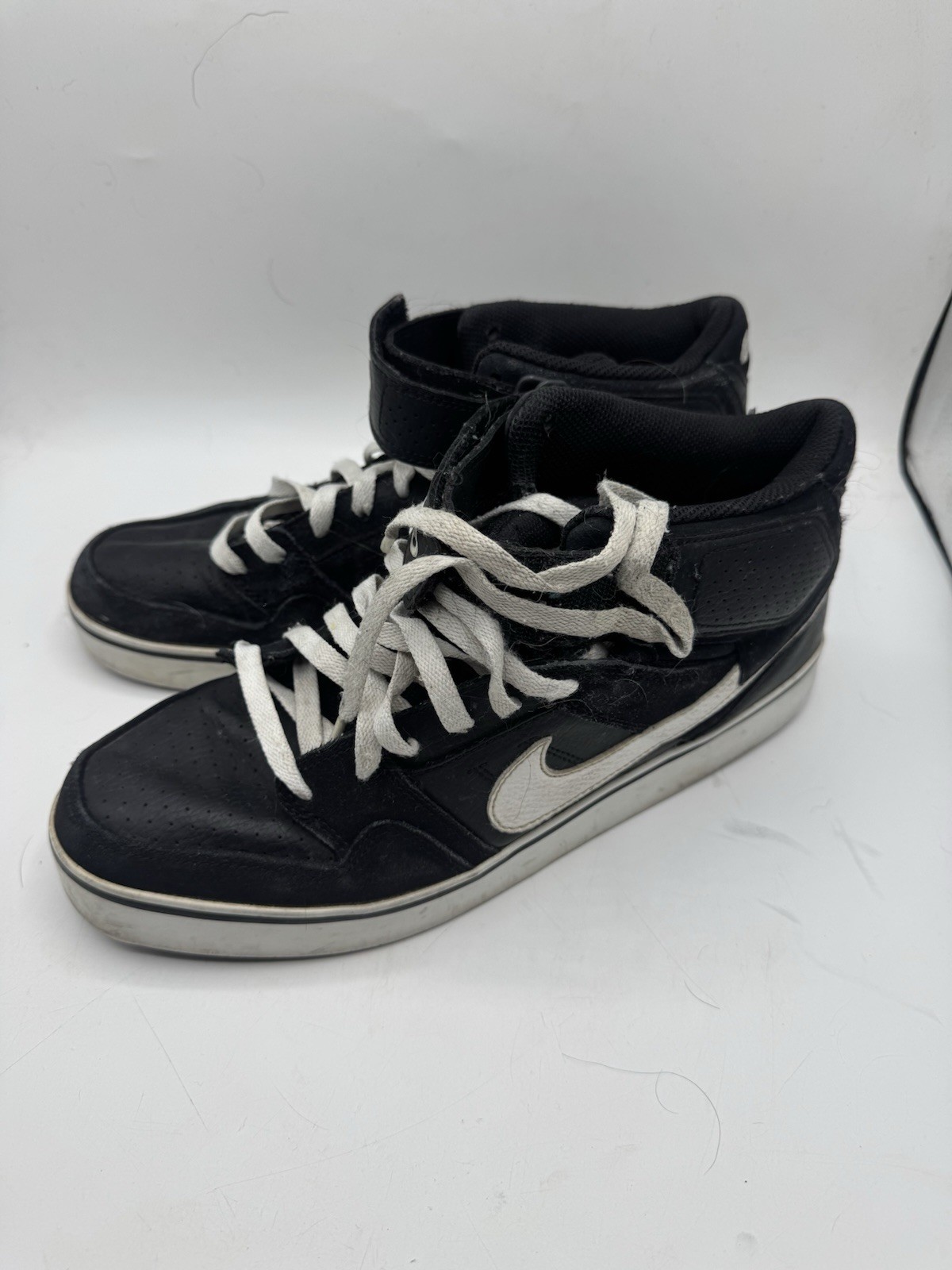 Nike Men’s SB 6.0 Zoom Mogan Mid 2 Black White Skate Shoes Size 11 487944-010