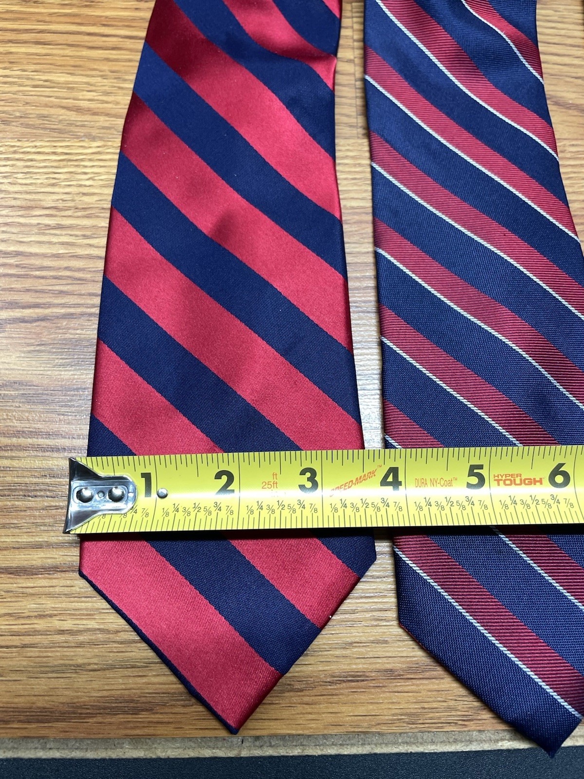 Michael Kors Calvin Klein Tommy Hilfiger Tie Lot 6 Blue Pink Red Striped Classic