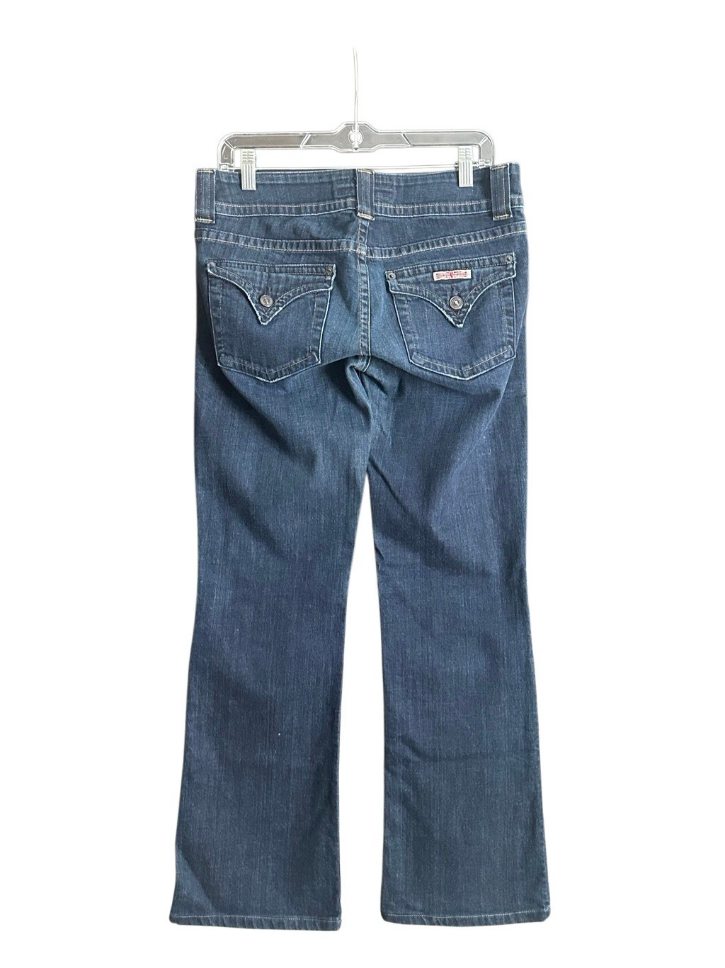 Hudson Signature Bootcut Flap Pocket Jeans Sz 29 Dark Wash Low-Rise