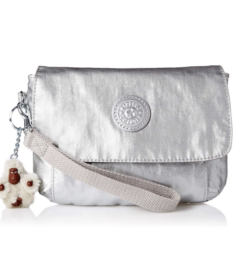 Kipling AC8601 – Selene Platinum Metallic Women’s Wristlet – New!