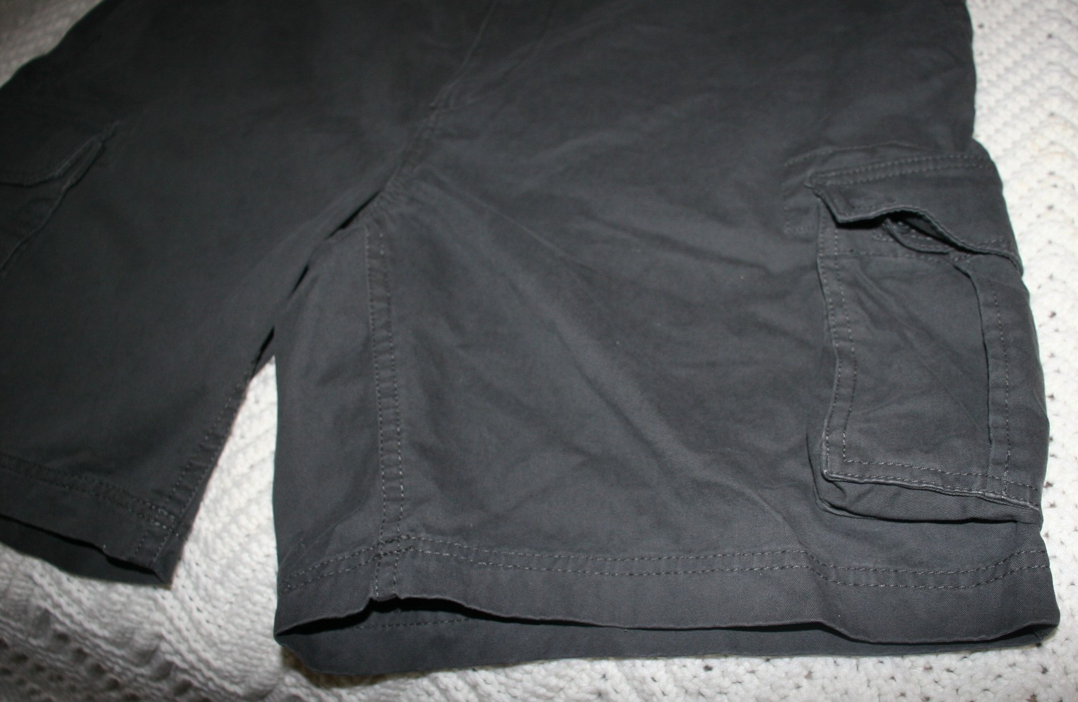 SONOMA men’s shorts size: 46 grey CARGO SHORTS BARLEY WORN! SHARP! CARGO!!!
