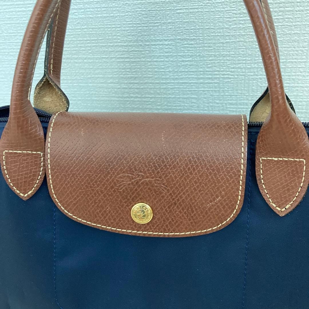 LONGCHAMP Le Pliage Tote Bag, Navy, Medium
