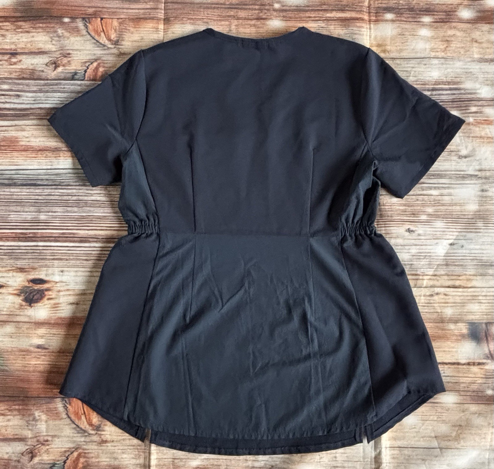 FIGS Scrubs Octavia Maternity Top Dark Harbor Size Small