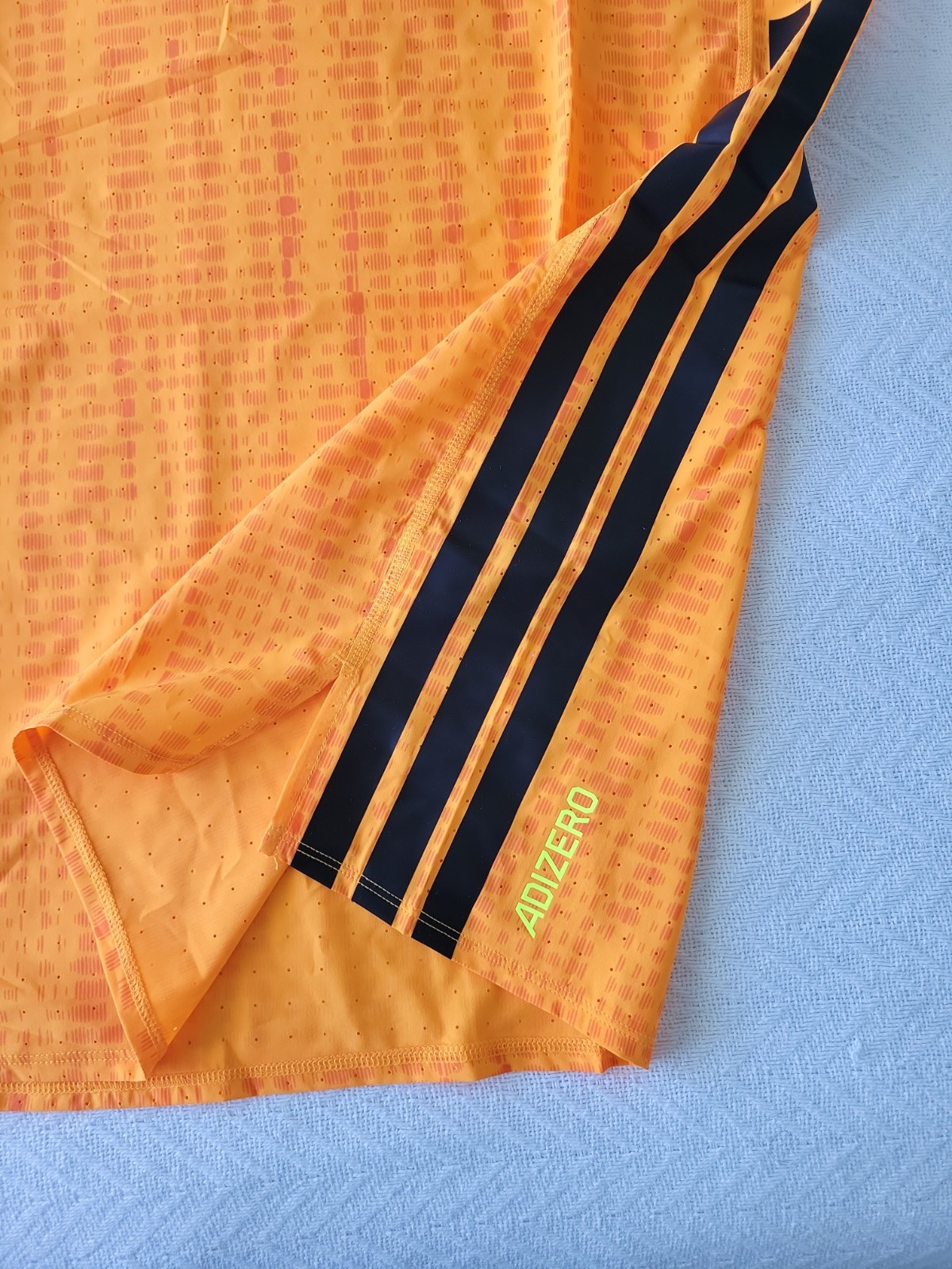 Adidas Adizero Singlet Running Track & Field Men’s Large KC7923 NWT $70 Orange