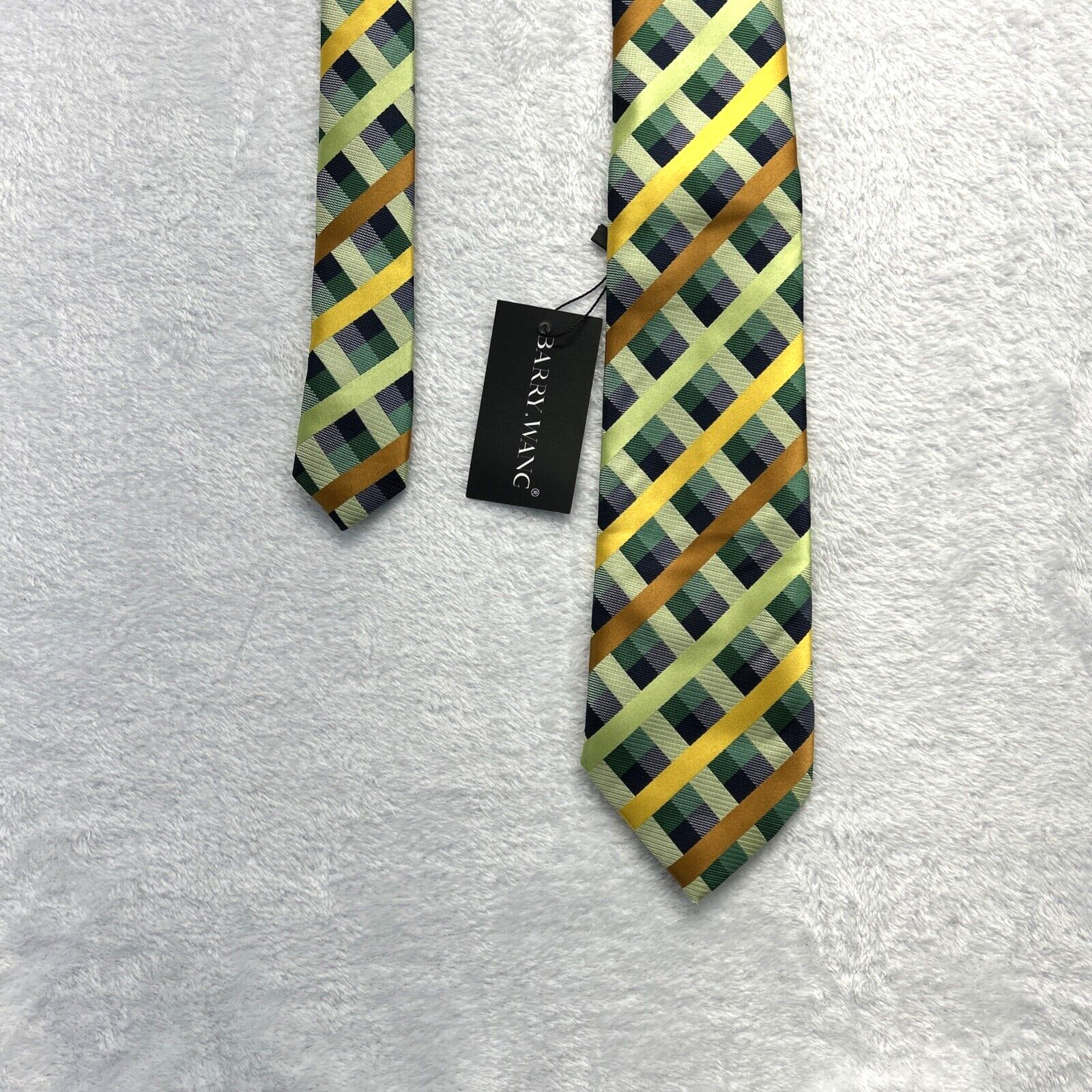 Barry Wang Multicolor 3.25”x 60” Men’s Necktie 100% Silk NWT