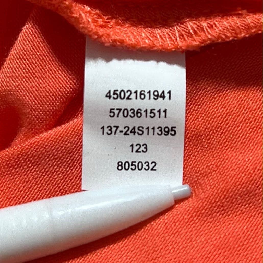 SOMA Womens Soft Jersey Caftan Padded Short Bra Dress Size XS Vivid Coral