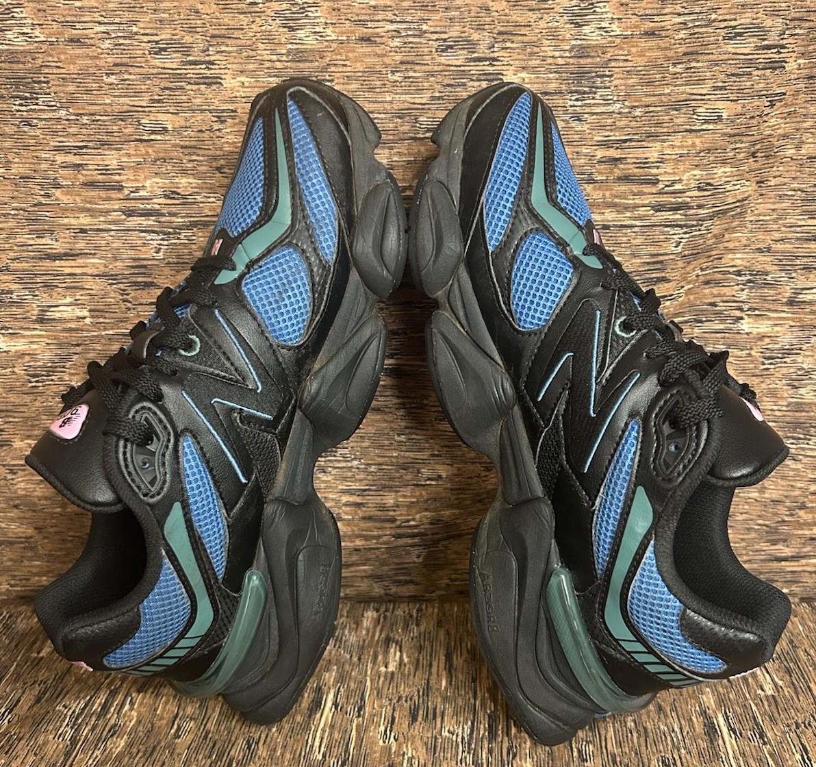 New Balance 9060 Blue Agate Athletic Running Shoes Sneakers Black Blue Men’s 9