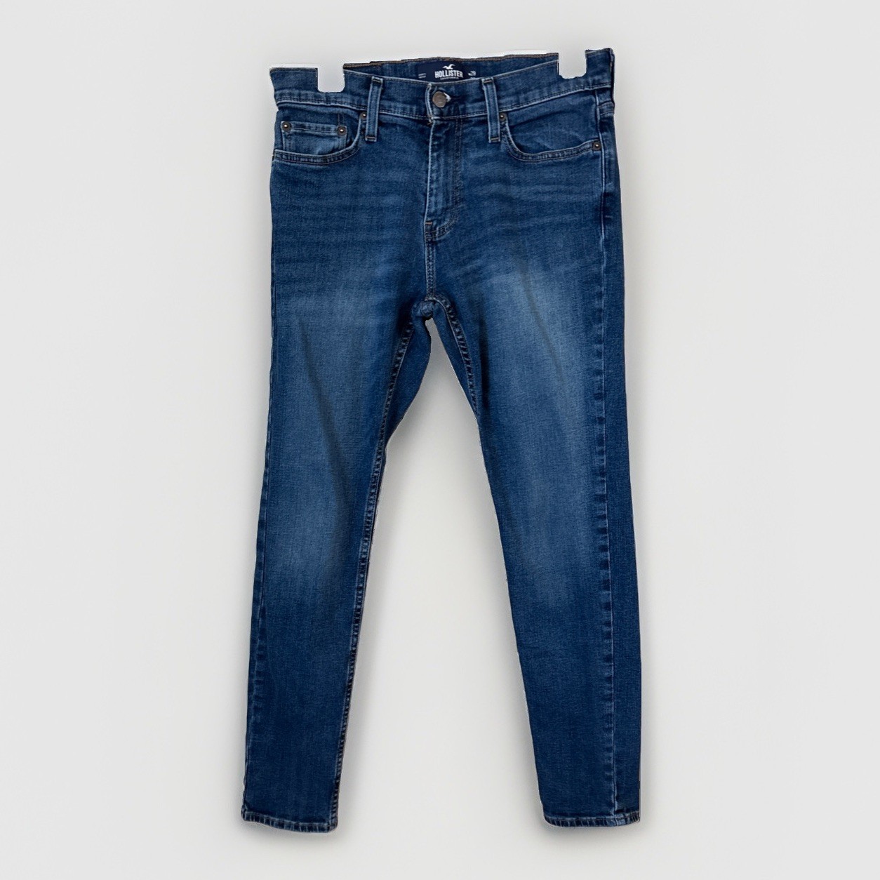 EUC Women’s Hollister Jeans Light Wash Blue W29 L30 Skinny Epic Flex Stretch