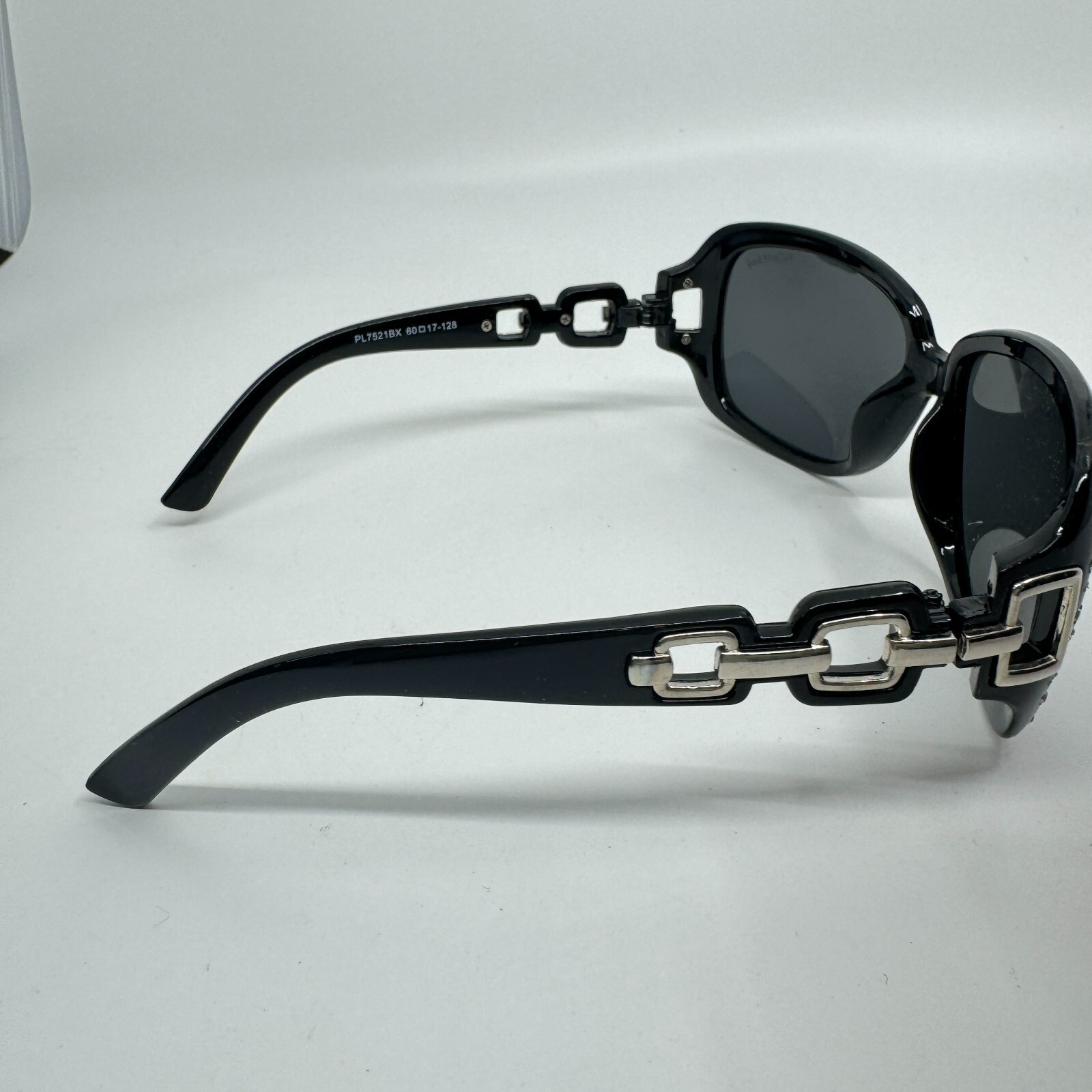SA106 Polarized Lens Oversize Rhinestone Bling Sparkling 60-17-128 H10595