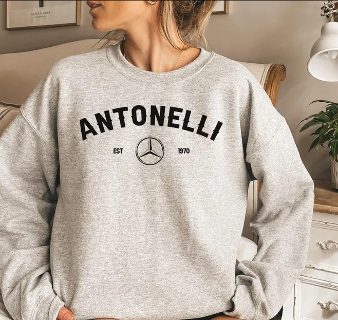Kimi Antonelli #12 Racing Team Graphic Racing Sweatshirt Fan Gift