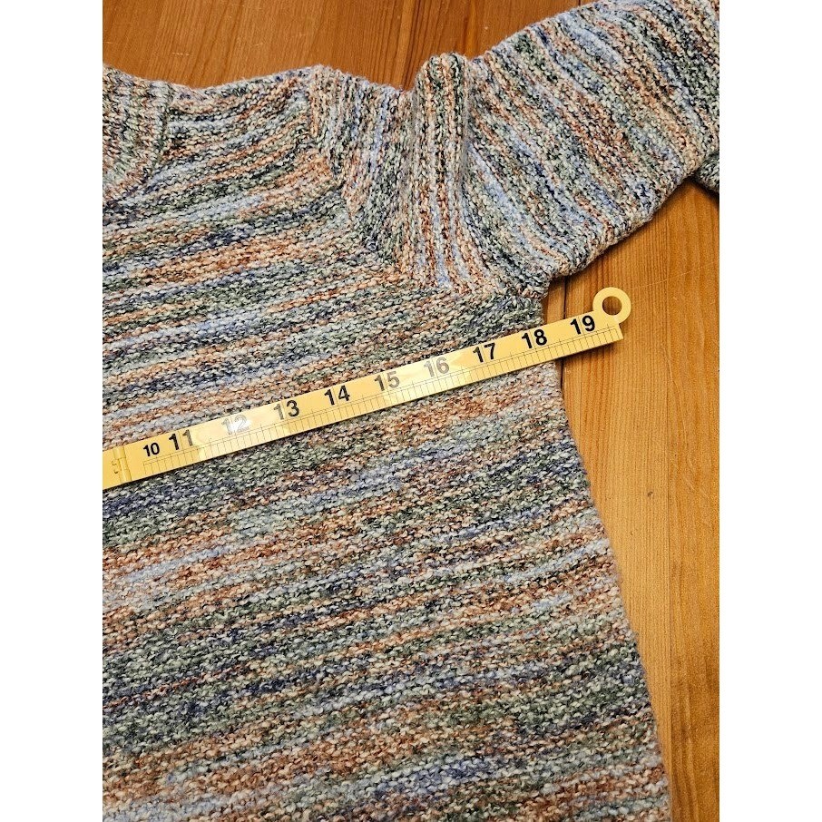 Abercrombie & Fitch Sweater Women Small Multicolor Knit Crewneck Cropped