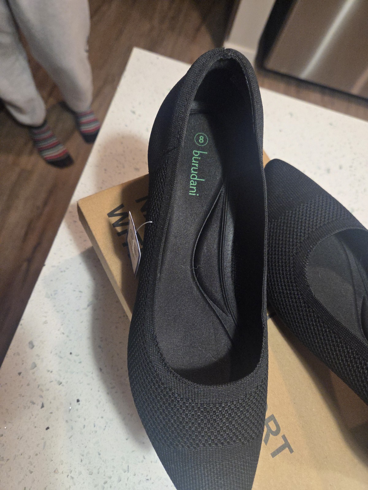 Burudani Women’s Black Heels Size 8 Brand New