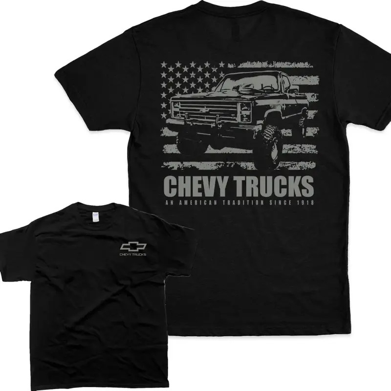 Chevy Trucks Classic American Truck Graphic T-Shirt Country Tee