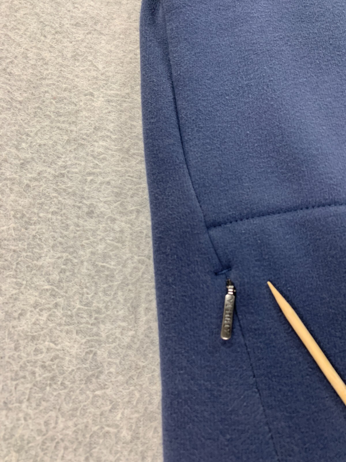 Athleta Cotton/Poly Blend Athletic Pullover (Women’s XX-Small) Blue