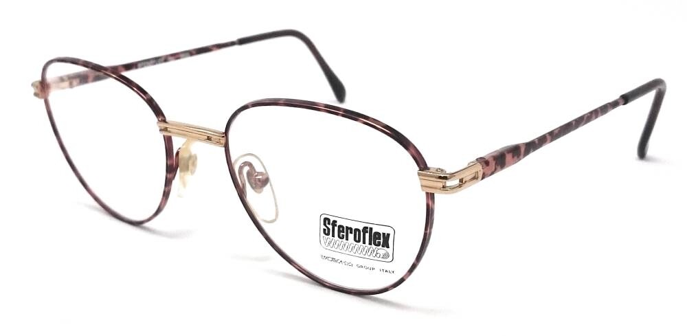 VINTAGE MEN’S WOMEN’S SPFEROFLEX 2025 S411 TURTLE GAUGE 51 EYEGLASSES