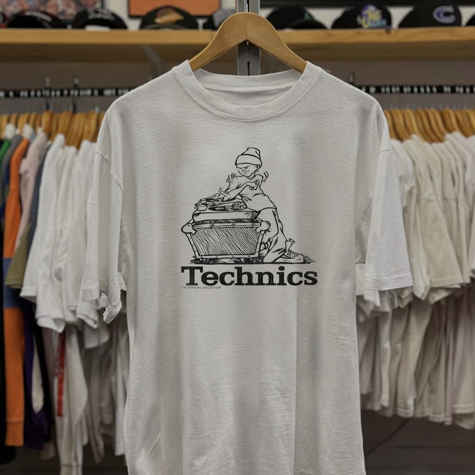 1993 Technics DJ DMC Classic T-Shirt White XXL