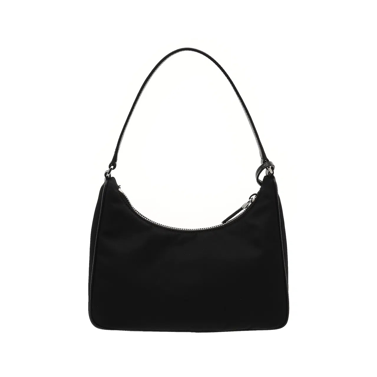 Prada Reedition 2005 Sapian & Li Nylon Hobo Bag Black 1NE204