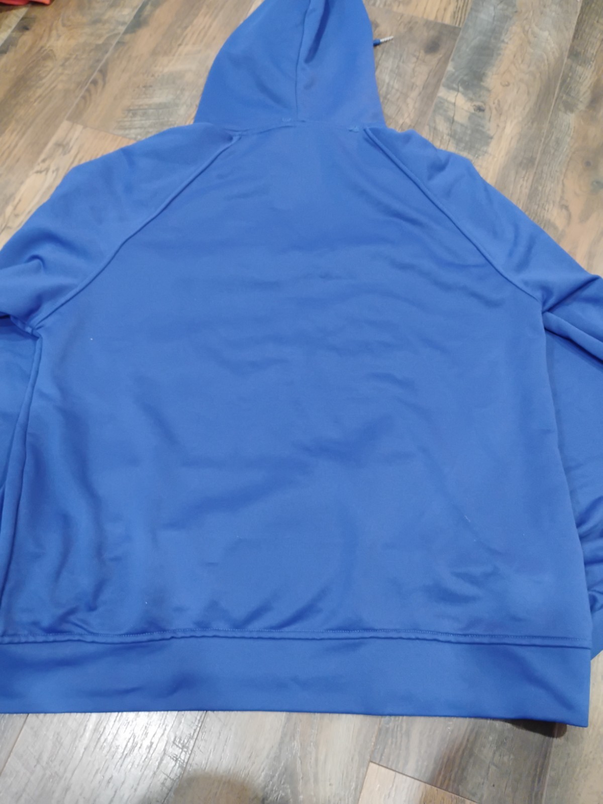 Vintage Harley-Davidson Motorcycle Half Zip Sweatshirt Hoodie Blue XL