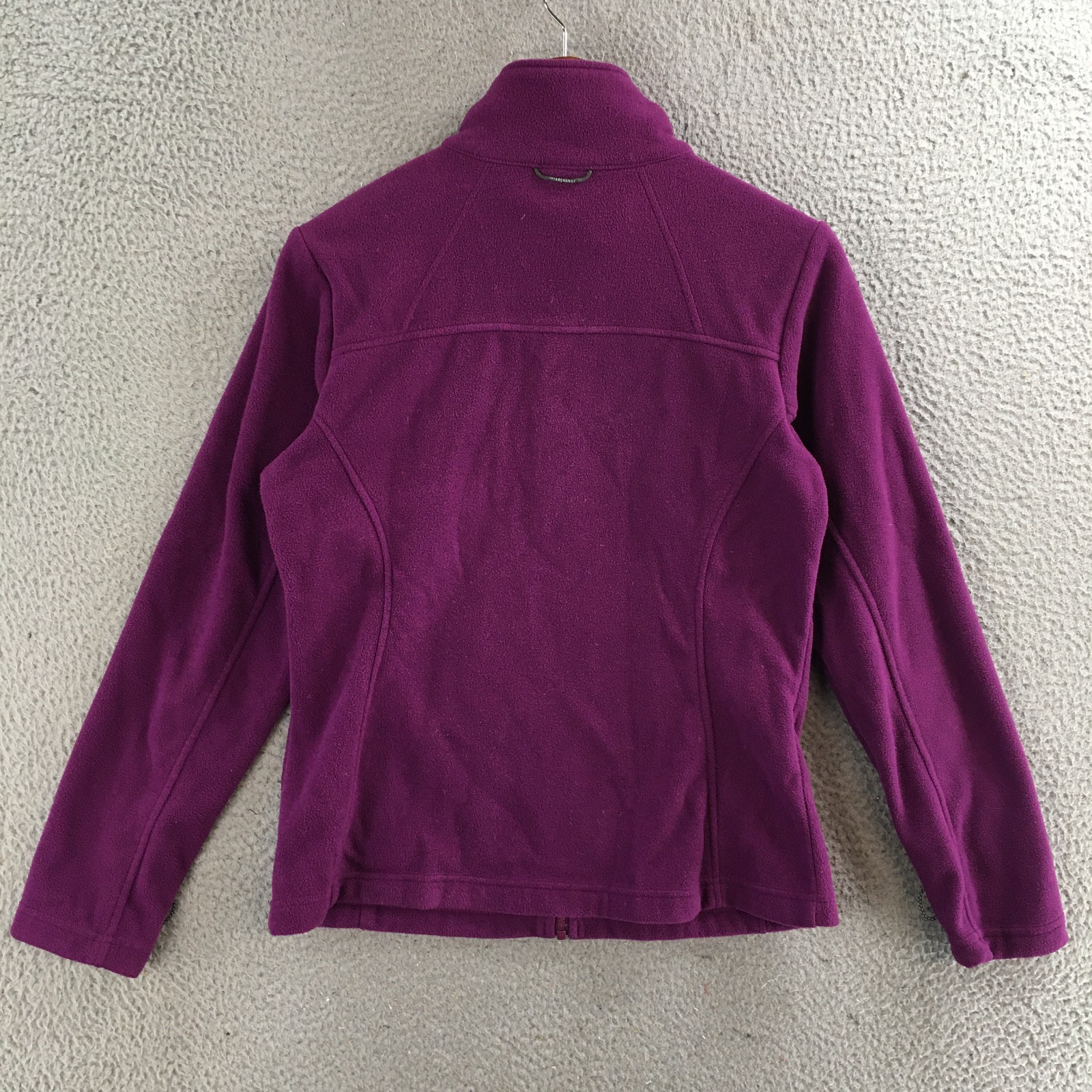Columbia Fast Trek II Jacket Womens M Full Zip Fleece Zipped Pockets Purple