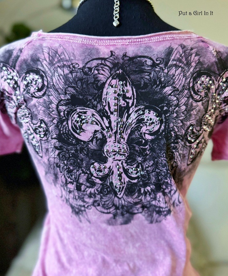 Y2K Vocal Apparel Women’s Crystal Sequin Pink Black Bling Slouch Shirt S M L XL