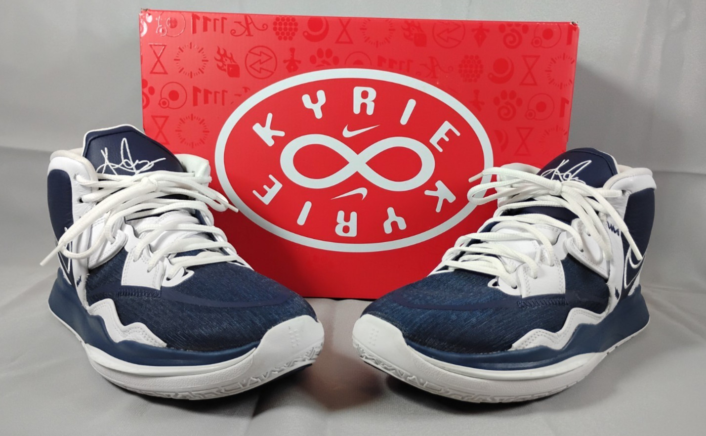 Nike Kyrie Infinity TB Men’s Size 10 Midnight Navy & White Basketball SEE PICS