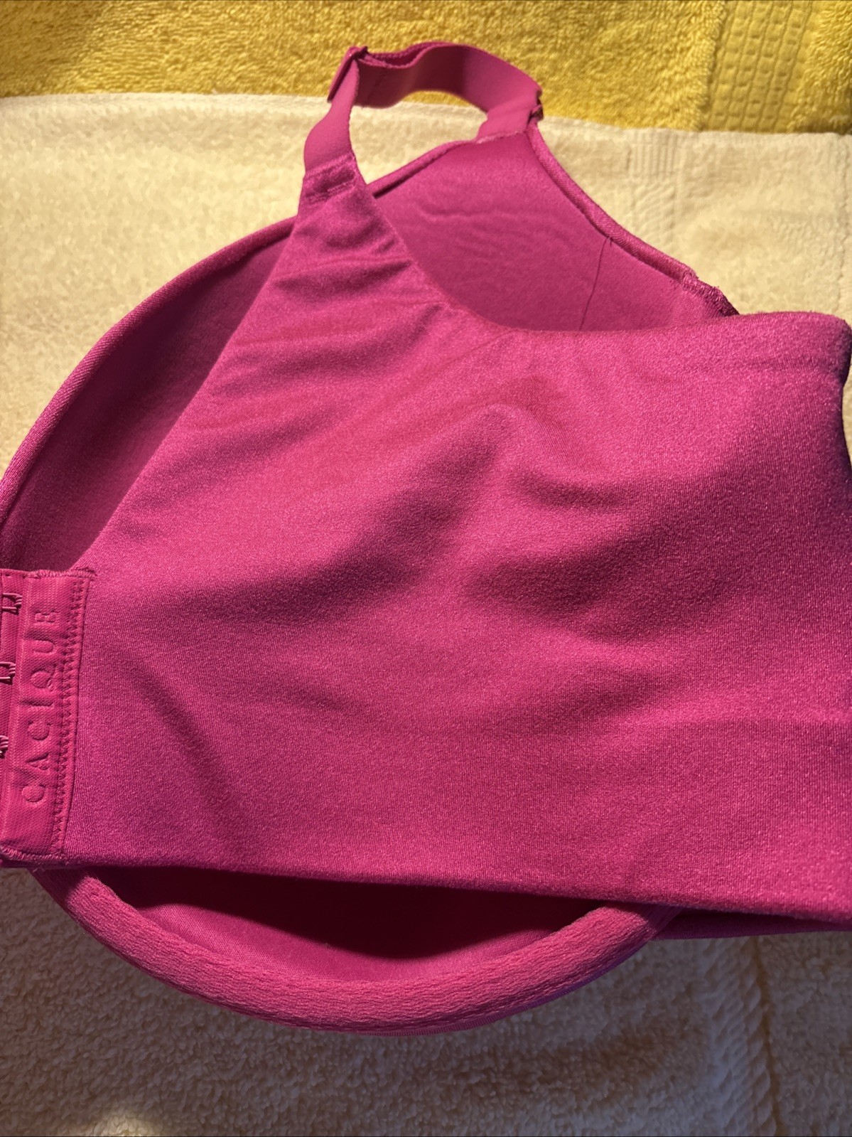 Cacique Bra 42G Fushia Full Coverage Lightly Lined UW Back Smoother FR/SHP