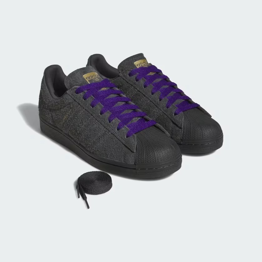 adidas Originals Superstar ADV JR7409 Carbon / Carbon / Collegiate Purple Men’s