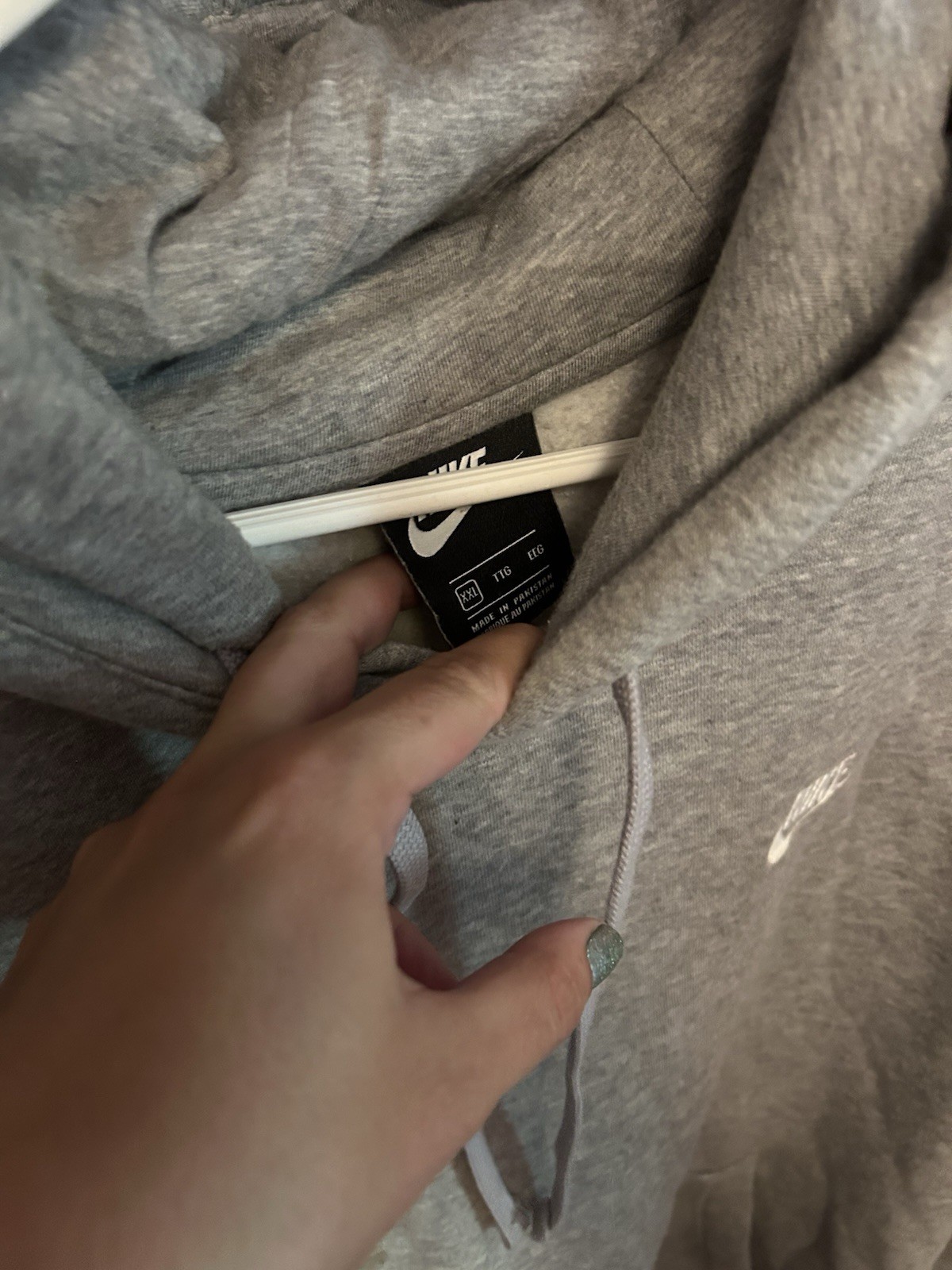 Nike Light Grey Hoodie