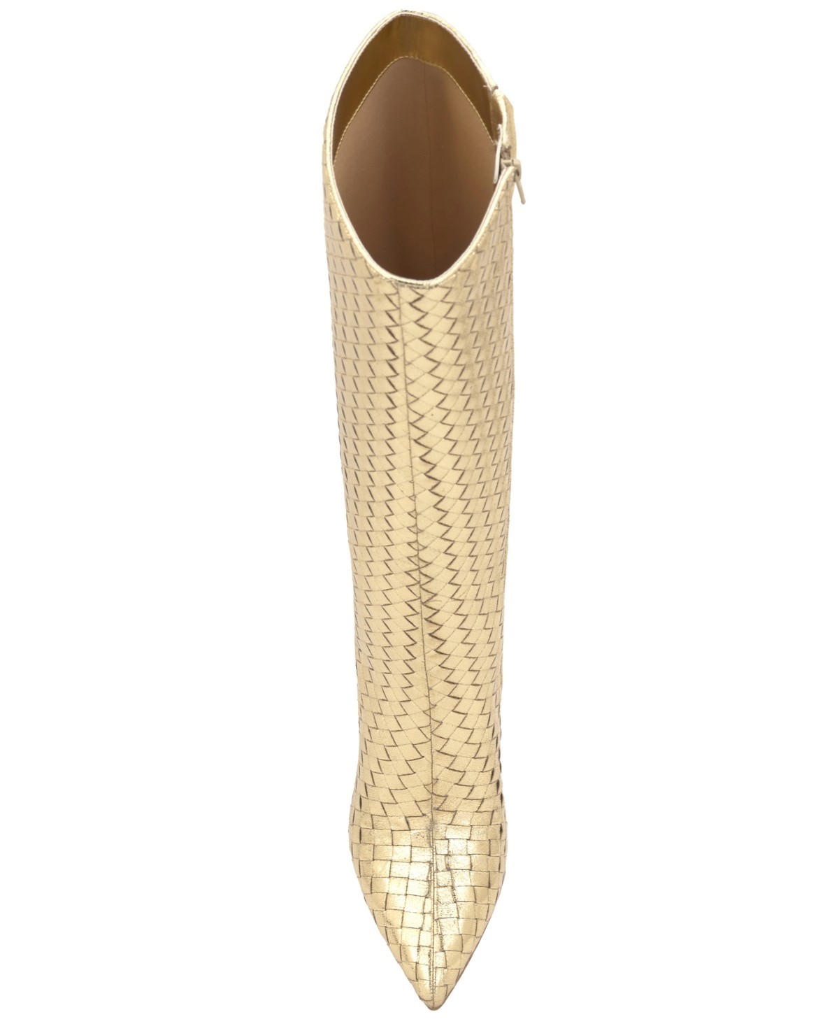 I.N.C. International Concepts Savonia Dress Boots for Women Gold Woven 8.5 M