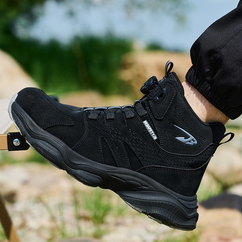 Mens Steel Toe Work Boots Safety Shoes Indestructible Sneakers Lightweight Shoes