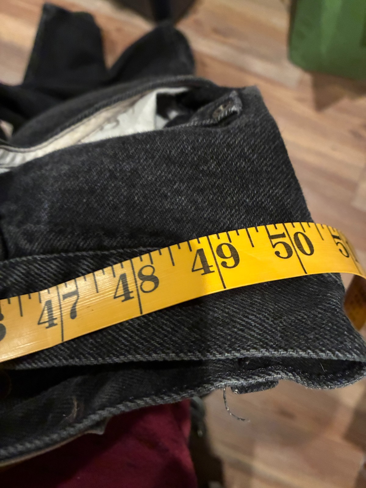 Mens Wrangler Black jeans 50 x 28