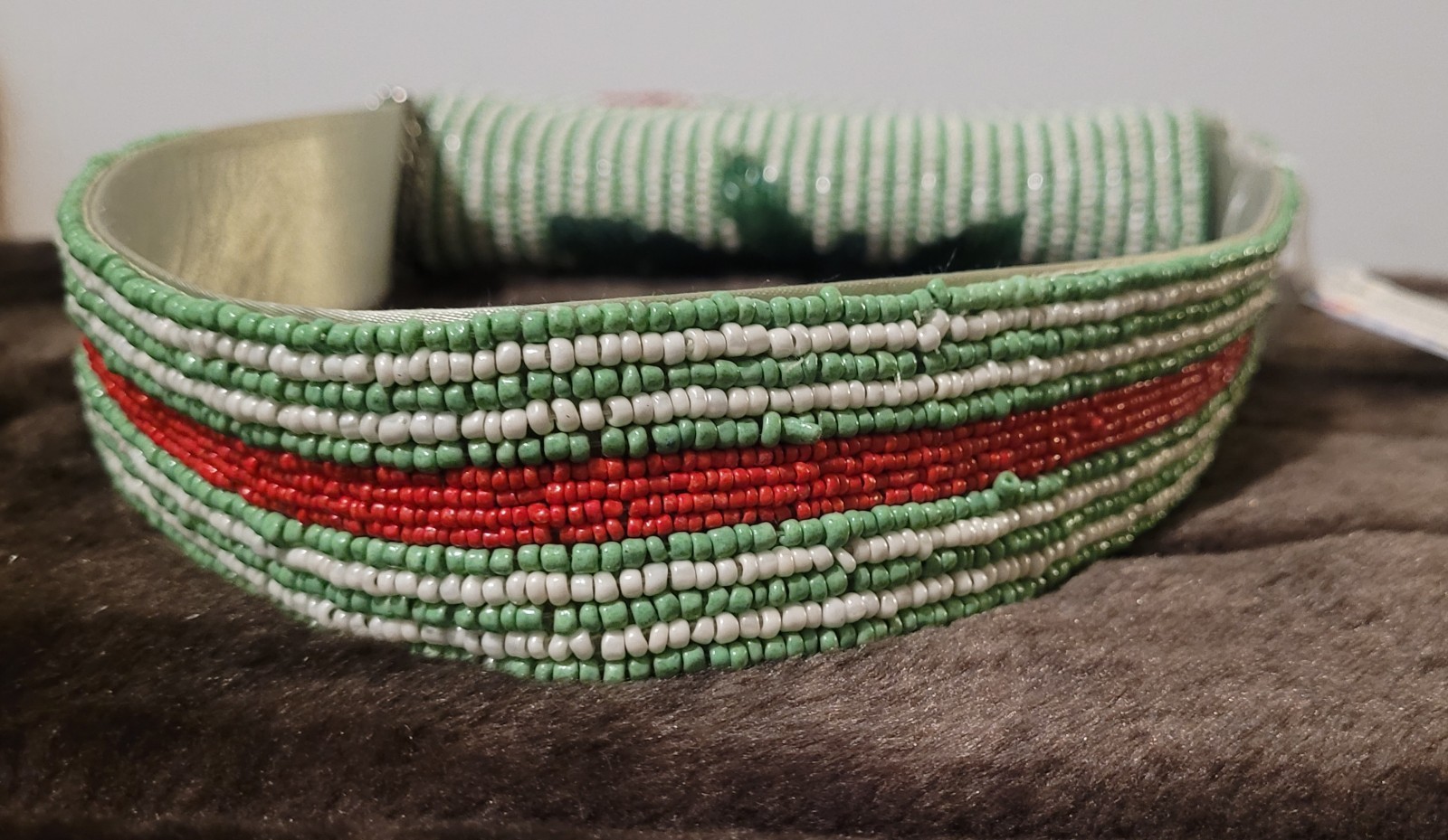 Handmade In India Beaded Chili Pepper Shoulder Bag w/ Charm