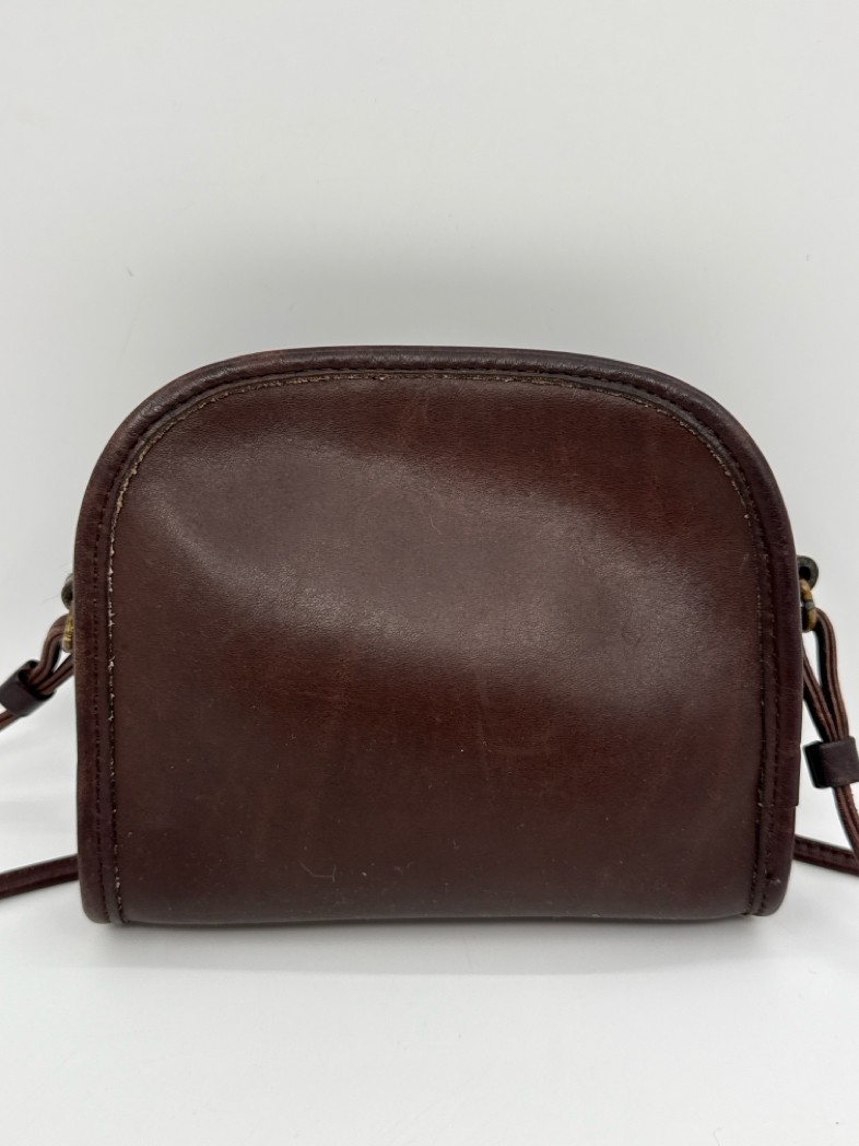 Coach Abbie Vintage Crossbody 9017 Brown Women LTHR Purse Handbag Outer Pocket