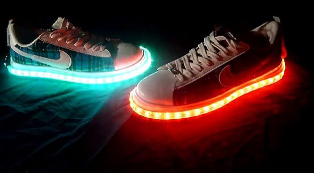 LIGHT up “your” SHOES fits any size 5 6 7 8 9 10 11 12 13 14 15 .5 cut to fit