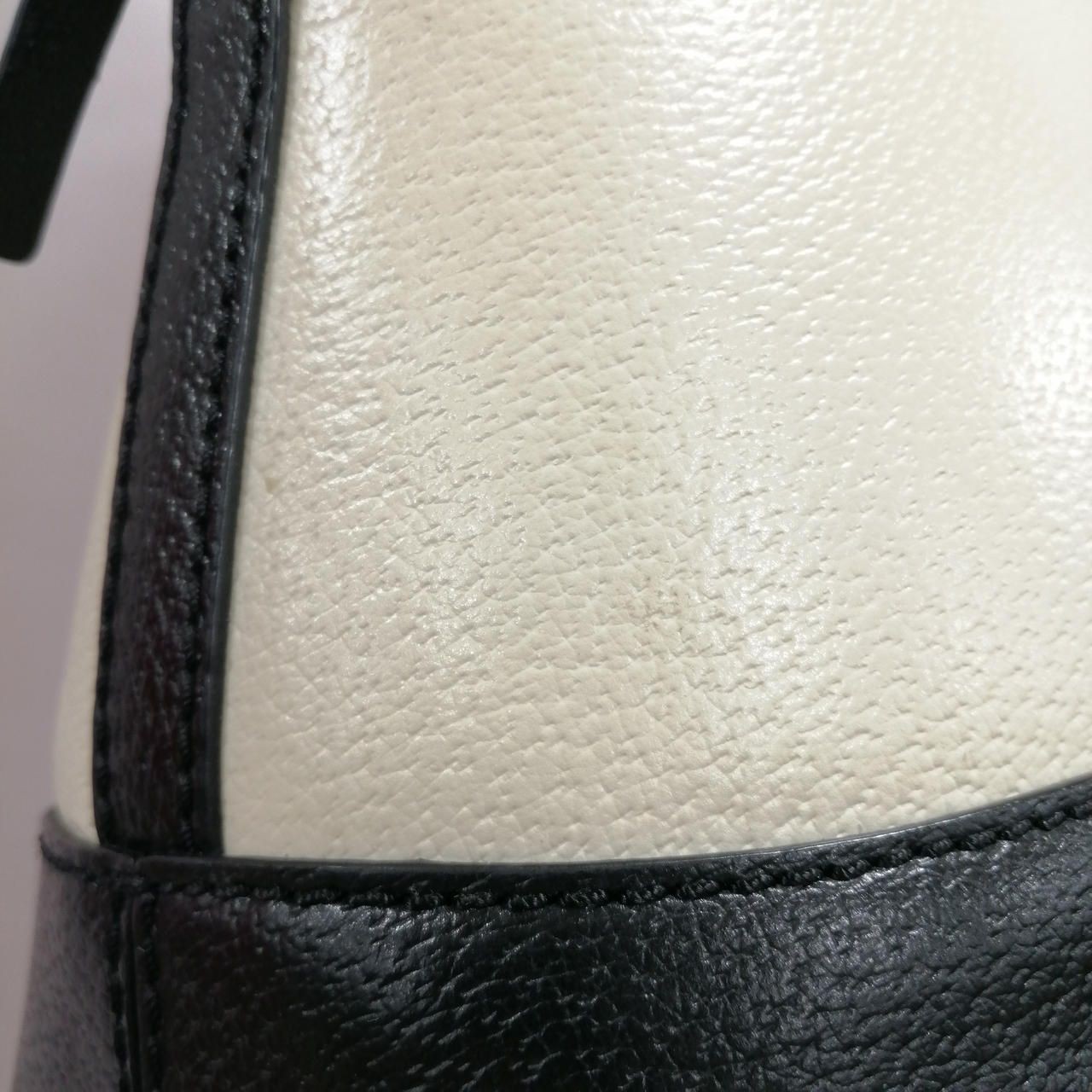 KATESPADE Biolor 2 Way Bag WKRU3083 Beige X Black Damaged Used