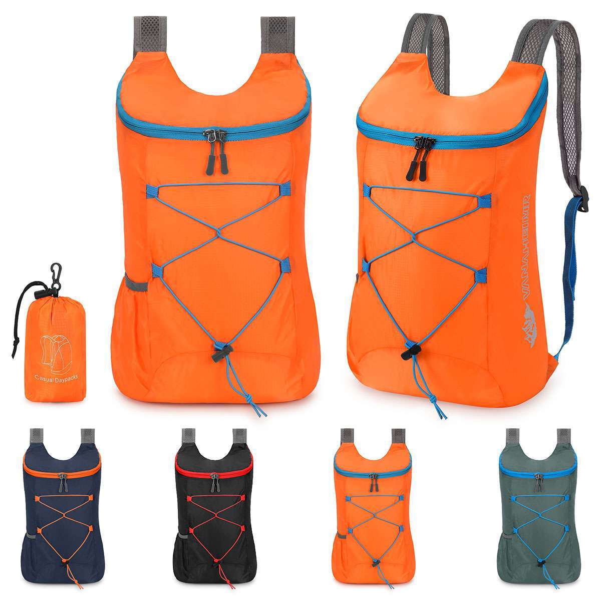 Light Foldable Waterproof Outdoor Sports Backpack Camping Hiking Travel Gym Bag