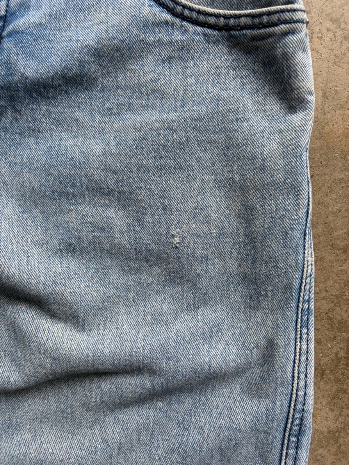 JNCO Pipes Jeans 29×30 Blue Denim Pants Wide Leg Baggy Light Wash