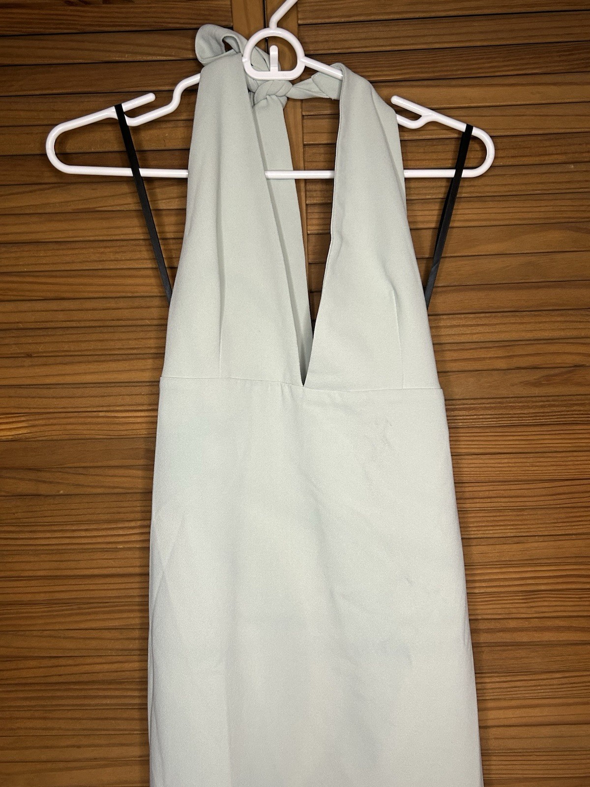 NBD Jenny From The Block Halter Maxi Gown Dress Mint Size M