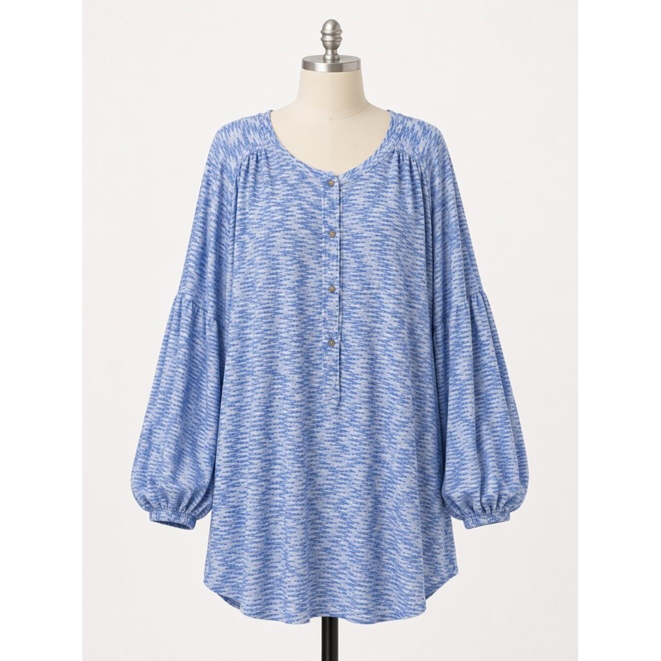 Intimately Free People Blooms For You Sleep Shirt | Blue & White | M