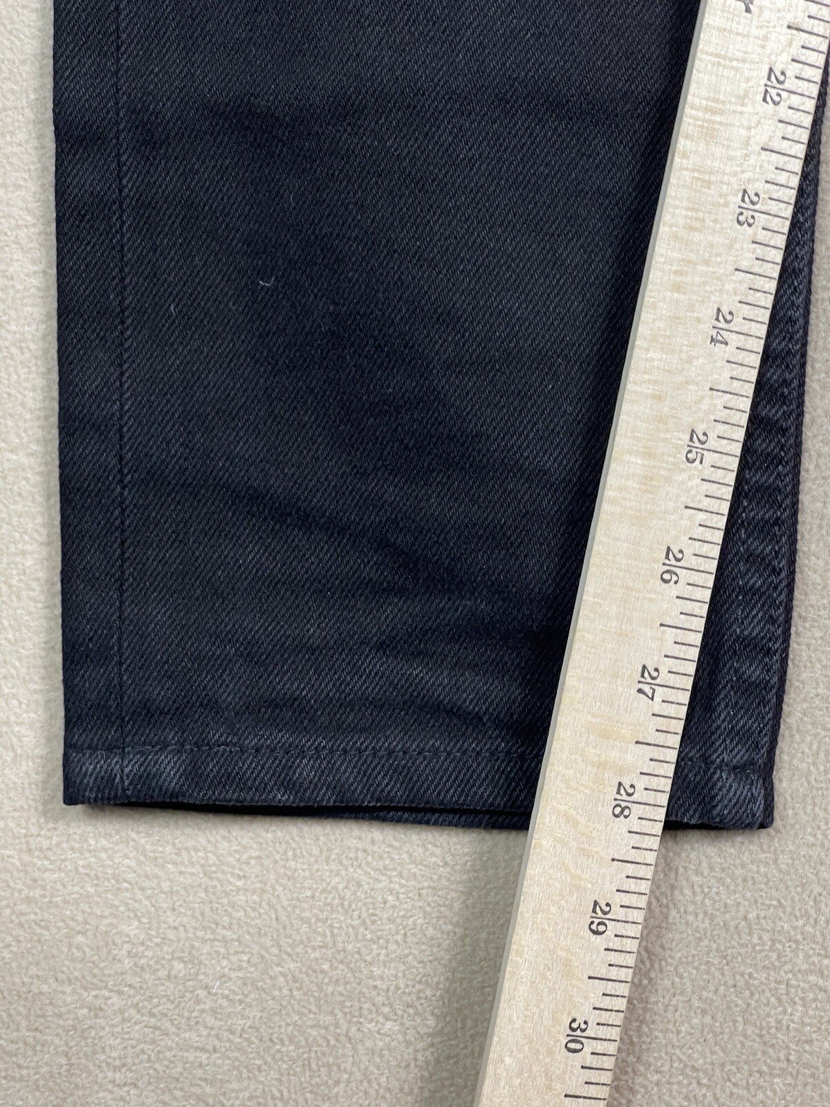 Mr Completley Jeans Mens 30 Black Distressed Casual Preppy Zip Pocket Denim