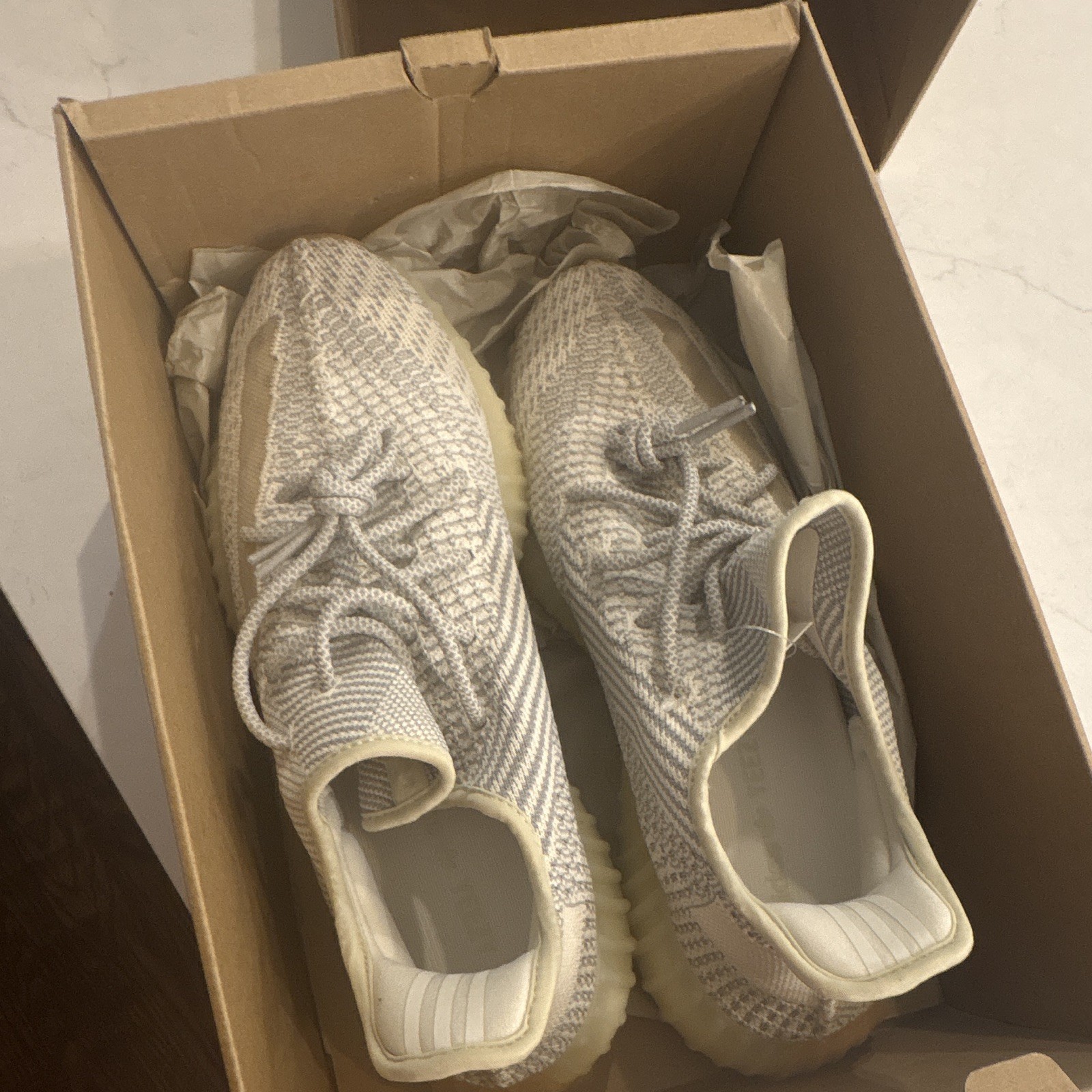 BRAND NEW NOT WORN WITH BOX Yeezy Boost 350 V2 Black Non-Reflective Black