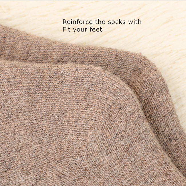 Lot 5Pairs Men Wool Cushioned Thick Boot Thermal Warm Crew Hiking Socks Winter