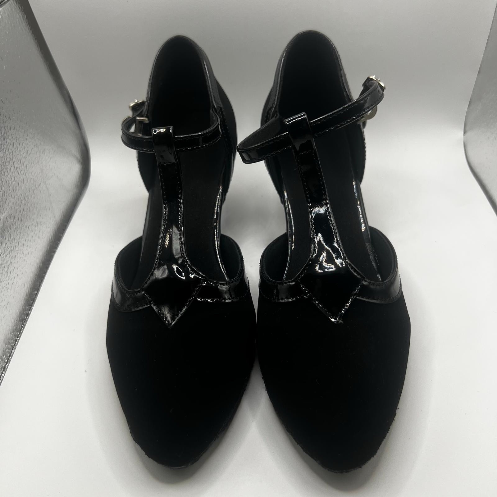 NEW Dance And Sway Women’s Size 5 Black Shoes Heel 1.7”