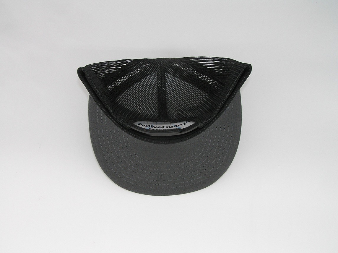 Thrasher Patch on Trucker Hat Yupoong/YP Classic 6006 Snapback Grey/Black