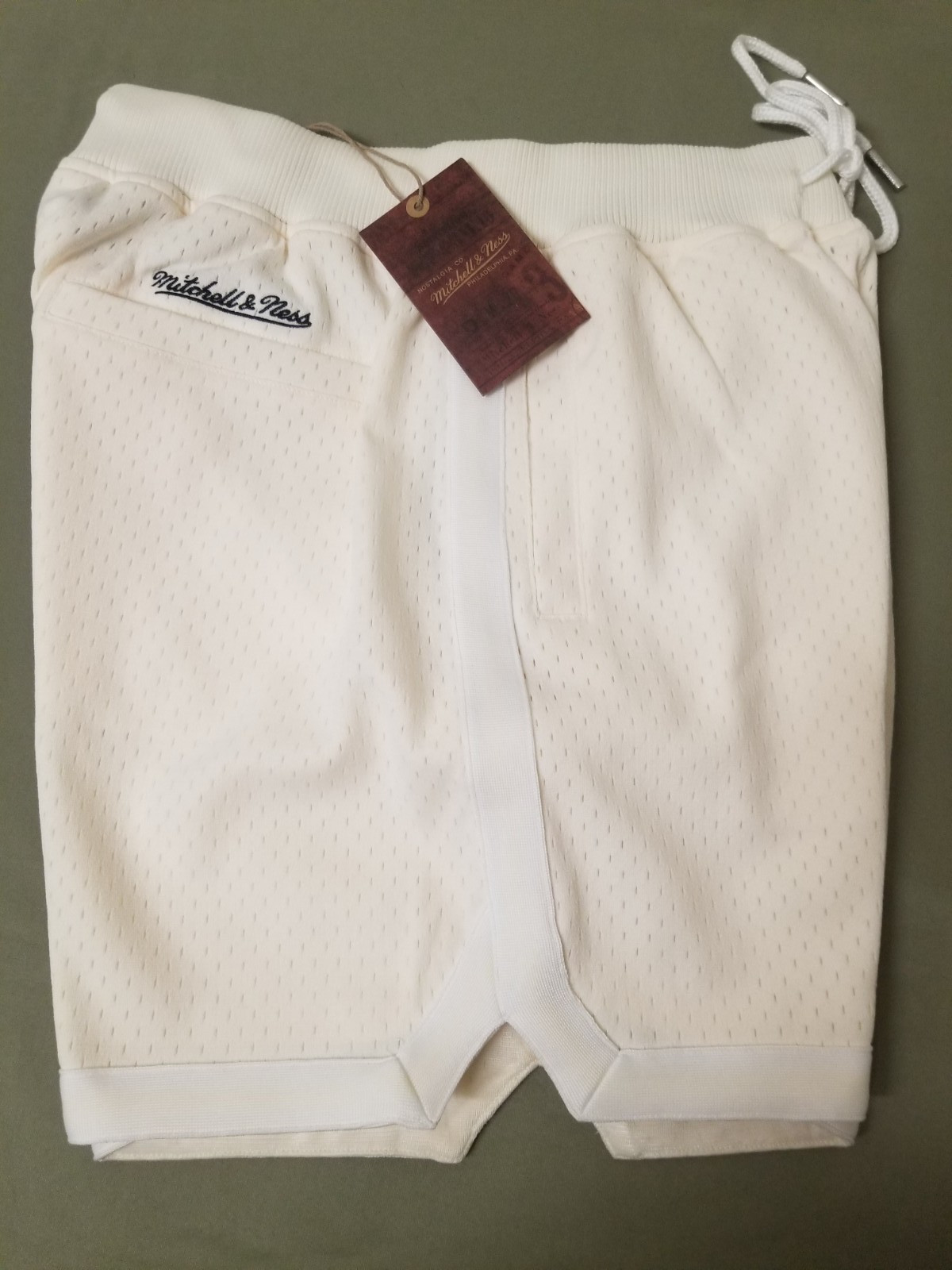 New Mitchell & Ness Mens Branded Athletic Shorts.