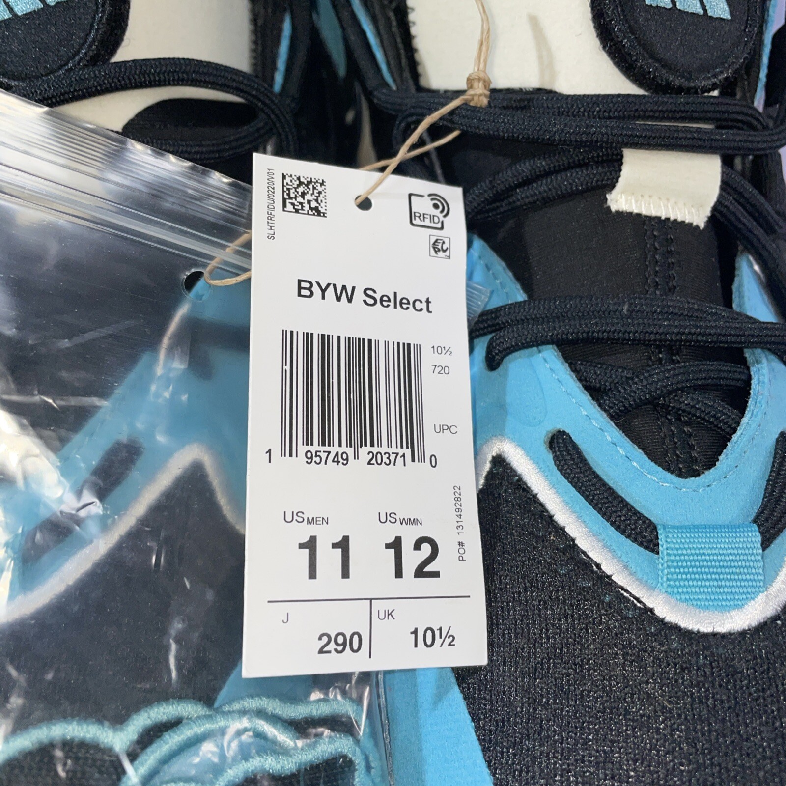 Adidas BYW Select Shoes Sneakers Core Black Preloved Blue IG4949 Mens Sz 11