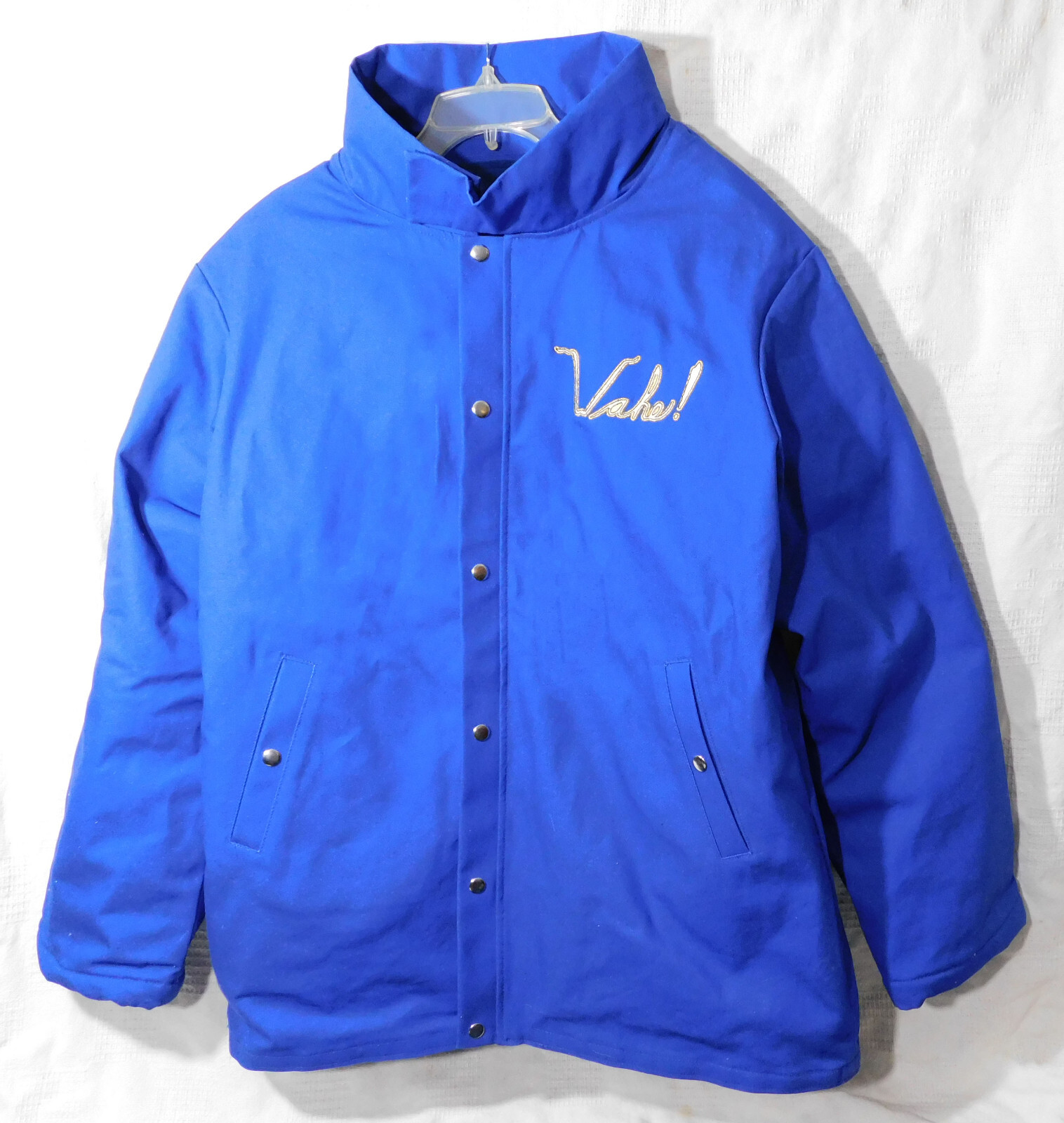 WINTER COAT Free or Low Cost Insulation Recyclable Removable Inserts Blue WAHE!