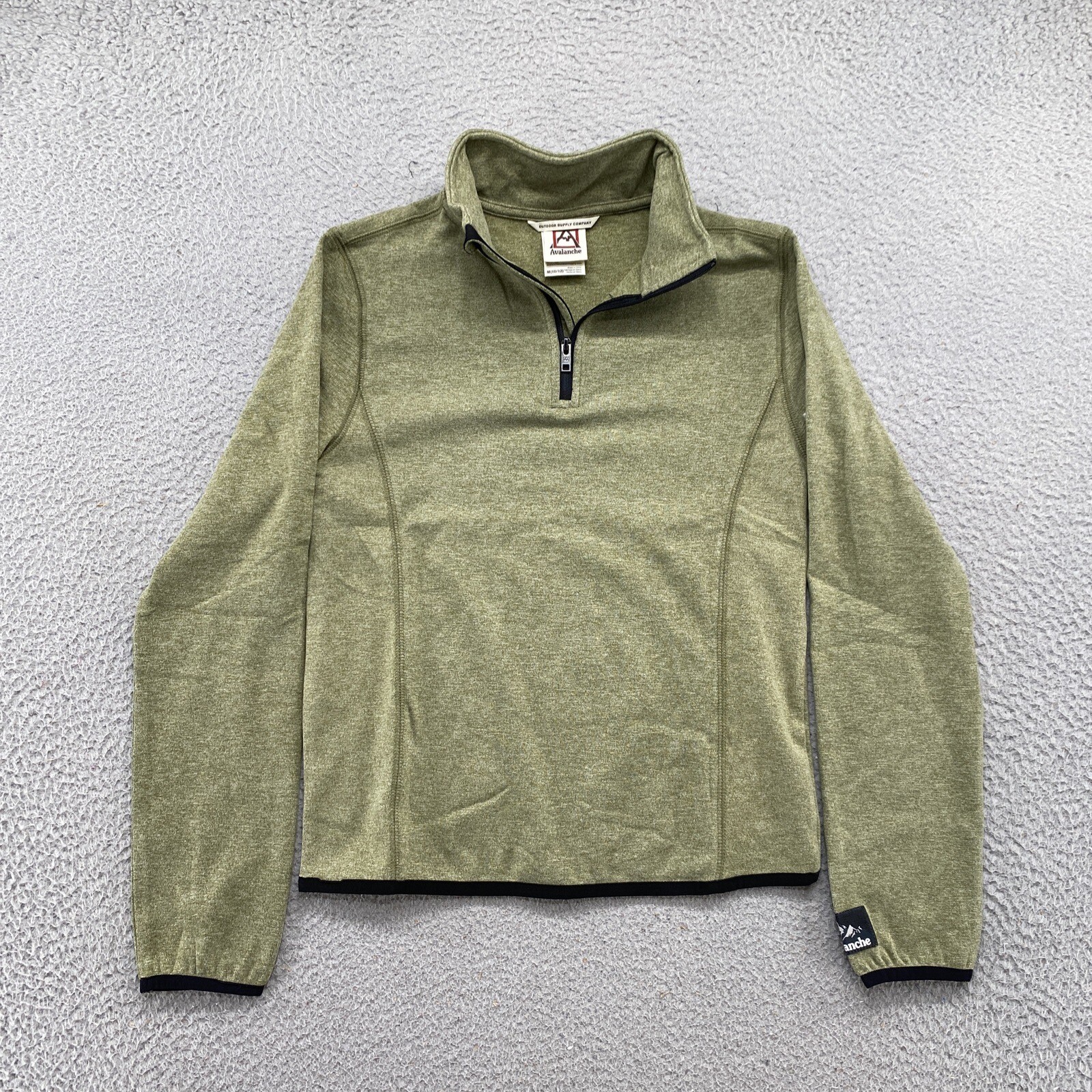 Avalanche Outdoor Supply Youth 1/4 Zip Fleece Jacket Pullover in Size M 10-12