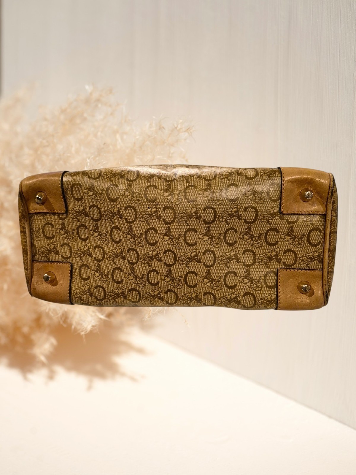 Vintage CELINE C Macadam Boston Bag