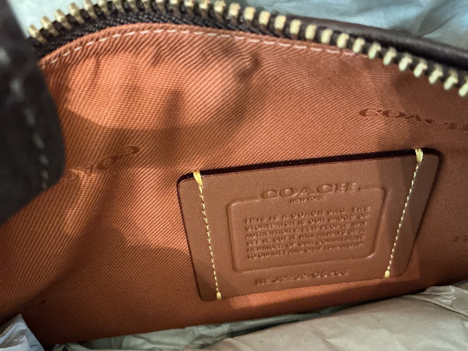 NWT Coach Lori Maple Shoulder Bag Pebbled Leather/Suede